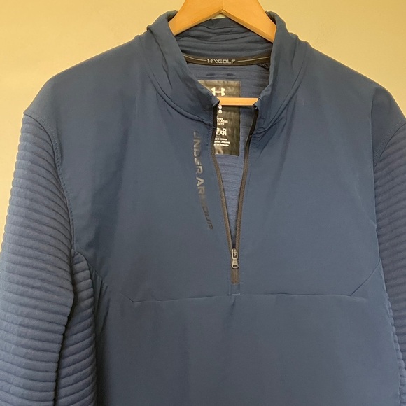 Under Armour Golf Navy Quarter-Zip Pullover - Picture 4 of 4